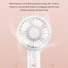 Mini Ventilador Portátil Portátil, Ventiladores Recarregáveis USB, Dispositivo de Refrigeração de Mesa, Refrigerador Mute Pequeno para Adultos, Crianças, Ao ar livre, Dormitório, Escritório, Viagem na internet