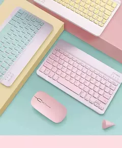 Recarregável bluetooth tablet teclado, adequado para xiaomi, huawei, telefones celulares, tablets, interface usb - loja online