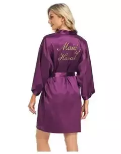 Vestido de dama de honra para mulheres, roupão sexy, roupão curto, quimono casual, design de flores, tamanho m, l, xl - Wolf Magazine