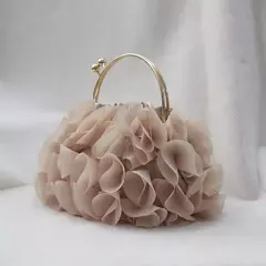 Saco de embreagem floral acetinado de luxo para mulheres, festa de noiva, bolsas e bolsas de casamento, bolsa de grife pequena - comprar online
