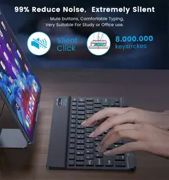 Mini Teclado Bluetooth Sem Fio e Mouse para Samsung, Xiaomi, Android, Portátil, iPad, Telefone, Tablet - comprar online