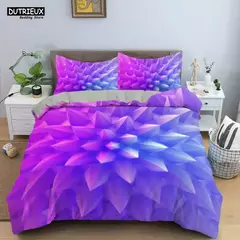 Imagem do Psicodélico Impressão Digital Conjunto de cama para adultos, 3D Capa de edredão, microfibra, solteiro, rainha, rei, gêmeo, tamanho completo