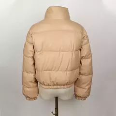 Casaco de couro PU feminino, casaco grosso quente, casacos da moda, zíper elegante, jaquetas de couro falso, tops pretos na internet
