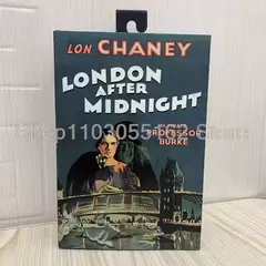 Neca londres após meia-noite lon chaney figura de ação anime modelo colecionável brinquedo bonecas presentes de aniversário