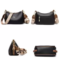 Imagem do Bolsa de Ombro de Couro Genuíno para Mulheres, Bolsas Crossbody Femininas, Bolsa Feminina, Carteira, Marca de Luxo, Tendência da Moda, Designer, Sac A Main