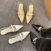 Mocassins femininos de veludo de luxo, mocassins de dedo apontado, sapatilhas pretas, novo design, moda primavera, 2022