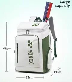 YONEX-Bolsa Unissex Profissional de Badminton e Tênis, Raquete de Grande Capacidade com Sapato, de Alta Qualidade, 2-3 Unidades