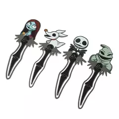 Pesadelo antes do natal figura marcadores para fãs de filmes da disney gótico jack sally zero oogie boogie livro página clipe marcas presentes na internet
