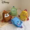 Disney Winnie urso mochila infantil, saco de armazenamento de grande capacidade, desenhos animados fofos, de alta qualidade, cor sólida