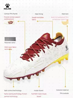KELME-Sapatos de Treino Infantil Profissional Jogo, Botas de Futebol Adulto Adulto, Botas de Frisbee, Elétrico 3.0 Short Spikes, MG Spikes - Wolf Magazine