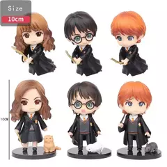 Padrões completos q posket harri potter dumbledore malfoy ron hermione snape hedwig pvc figura de vinil brinquedos boneca presente de natal brinquedo - Wolf Magazine