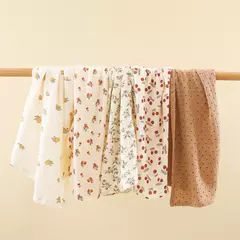 Bebê recém-nascido Super Soft Musselina Swaddle Wrap, Menino e Menina, Toalha de Banho Kids, Carrinho de Bebê Cobertor, Gaze de Algodão, Secagem Rápida
