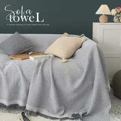 Estilo nórdico capa completa sofá cobertor universal ajuste com tudo incluído capa de sofá pano slipcover para decoração de casa - comprar online
