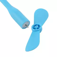 Mini USB flexível Bendable Fan, ventilador de mão portátil, banco de potência, laptop, PC, carregador AC, computador, Gadget Verão na internet