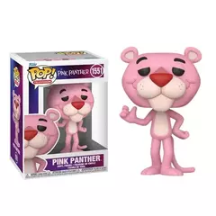 Figura de ação da Pantera Rosa modelo Funko Pop edição limitada # 1551 Anime Cartoon Desktop Figureine Boneca Colecionável Brinquedo Infantil Presentes