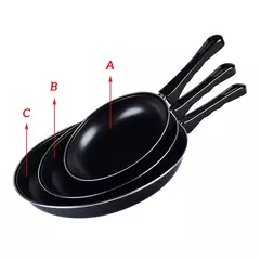 Mini frigideira antiaderente grossa, Fritadeira Flat Iron Pancake and Egg, Panelas de cozinha, 20 cm, 25 cm, 30cm - loja online