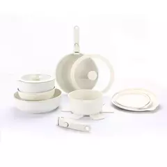 Imagem do Panelas antiaderentes Donnor, utensílios de cozinha, conjunto de panelas de alumínio fundido, indução de suporte