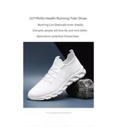 Sapatos esportivos casuais masculinos respirável verão luz sola macia conforto tênis de corrida ao ar livre moda estudante malha plus size tênis - loja online