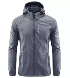 Verão Ao Ar Livre Quick Dry Sun-Protective Thin Jacket Homens Caminhadas Pesca Ciclismo Com Capuz Ginásio Esporte Blusão Ultra Light Coats - Wolf Magazine
