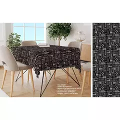 Toalha Plástica de Mesa Térmica 4 lugares / 1,50m x 1,40m - comprar online