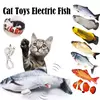 Brinquedo elétrico para gatos, brinquedo para animais de estimação, simulação de balanço de peixe, gatinho, dança, brinquedo engraçado, gatos, mastigar, suprimentos de jogo, carregamento usb