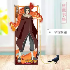 Imagem do Marcadores de metal Naruto Marcadores de personagens de anime para estudantes figura de anime