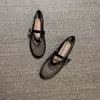Sandálias femininas em malha oca, sapatos rasos de grife para caminhadas na praia, sapatilhas femininas com conforto retrô, novas, verão, 2022