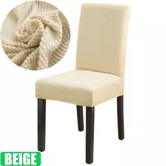 Elastic sala de jantar cadeira cobrir, Slipcover Jacquard grosso, estiramento, cozinha, hotel, banquete de casamento na internet