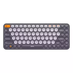 Baseus-teclado bluetooth k01a, sem fio, para macbook, ipad, pc, tablet, laptop, mini, fino, sistema duplo, 2.4g, silencioso