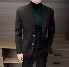 Fatos e blazers xadrez masculinos, moda masculina casual, jaqueta grife de luxo, roupas grife premium, branco e marrom, casacos de festa, verão - comprar online
