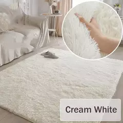 Tapete cinzento para sala de estar tapete de pelúcia cama quarto piso tapetes macios anti-deslizamento decoração da casa tapetes de veludo macio cobertor do quarto dos miúdos