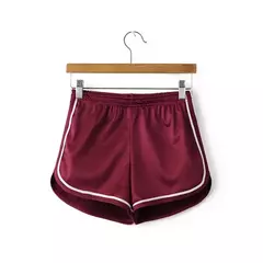 Novo 2023 Mulheres Shorts Verão Seda Fino Praia Casual Branco Egde Shorts Hot na internet