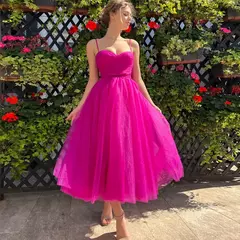 Vestido de noite sem encosto para meninas, Vestido de baile sexy, Novo vestido de festa