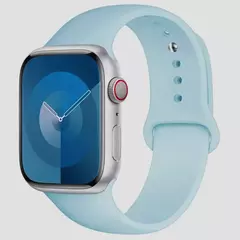 Silicone Sport Band para Apple Watch, Bracelete, 49mm, 44mm, 45mm, 40mm, 41mm, 42mm, 38mm, Pulseira, iWatch Series 9, 8, 7, 6, 5, 4, 3SE, Ultra 2, Correa - loja online