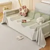 Universal Chenille Couch Cover Capa de almofada do sofá à prova de poeira Anti-cat Scratch Protection Cobertor do sofá Tapete