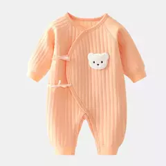 Bodysuit de algodão grosso recém-nascido, roupas Onesie, meninos e meninas, 0-6M, roupas de primavera e outono - loja online