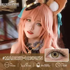 AMARA 1 par de lentes de contato coloridas para olhos, lentes azuis para cosplay de anime, lentes coloridas roxas, rosa y2k, lentes vermelhas coloridas na internet