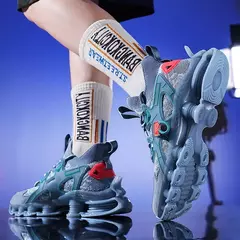 Novo design lâmina tênis de corrida dos homens amortecimento meia adolescente ao ar livre jogging zapatillas calçados na moda alta qualidade - Wolf Magazine