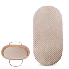 Imagem do Bebê Minky Basinet Folha Macio Stretchy Craddle Sheets Universal Fit Para Berço Colchão Pad Ampulheta Para Boys & Girls