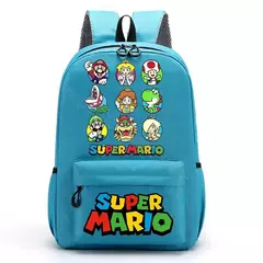 Mochilas Super Mario Bros para homens e mulheres, Saco Princesa Peach Luigi, Impressão Gráfica de Personagem de Cartoon, Mochila Kawaii, Mochilas escolares - Wolf Magazine