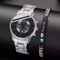 Quartzo em aço inoxidável masculino Relógio de pulso, Relógio de luxo, Calendário, Relógios de negócios, Relógio, Moda, Novo, Quente - comprar online