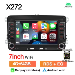 Universal Android 13 Rádio Do Carro Carpaly Para VW Volkswagen Golf 5 Assento/Skoda/Passat/Polo Autoradio Multimedia Player som automotivo bluetooth GPS sistema inteligente carro - comprar online