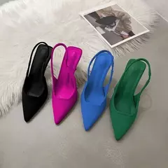 2023 Nova Queda Sapatos das Mulheres Sapatos de Moda Feminina Apontou Salto Alto Luz Sandálias das Mulheres Sapatos Femininos Moda Sexy Saltos 43 - comprar online