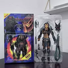 Neca figura mais velha predador clã líder guerreiro figura de ação chefe alienígena modelo colecionável brinquedos conjunta móvel presente de ano novo - loja online