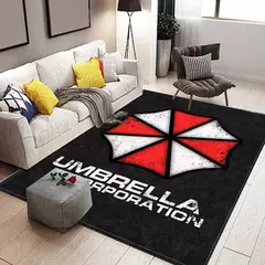 Horror Movie Umbrella Corporation Tapete para Sala Decorações de Casa Mesa Sofá Grande Área Tapetes Quarto Antiderrapante Tapete