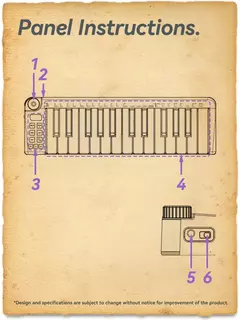 SMK-25 mini teclado midi de música eletrônica controlador de 25 teclas 1 codificador suporta bluetooth e conexão de pedal de sustentação de 3.5mm na internet