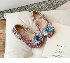 Sapatos cristal para meninas de 2 a 6 anos na internet