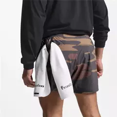 Shorts masculinos de corrida respirável de secagem rápida, calções de treino de basquetebol para ginástica, calças curtas para exercícios 2 em 1, novo verão, 2024 - Wolf Magazine