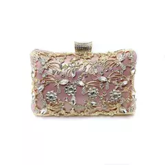Shinny Glitter Evening Bags, Rhinestone Hard-Surface Box Bags, Bolsa de Ombro Elegante para Casamento Feminino, Banquete, Luxo - Wolf Magazine