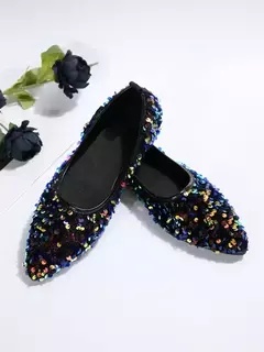 Apontou Toe Bling flats sapatos femininos, sapatos de caminhada casual, sandálias de primavera, marca de moda feminina, novo - Wolf Magazine